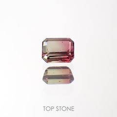 バイカラーサファイア(宝石名バイカラー・サファイア)タンザニア産 0.33ct 識別済[220113889]3.9x3.2mm前後