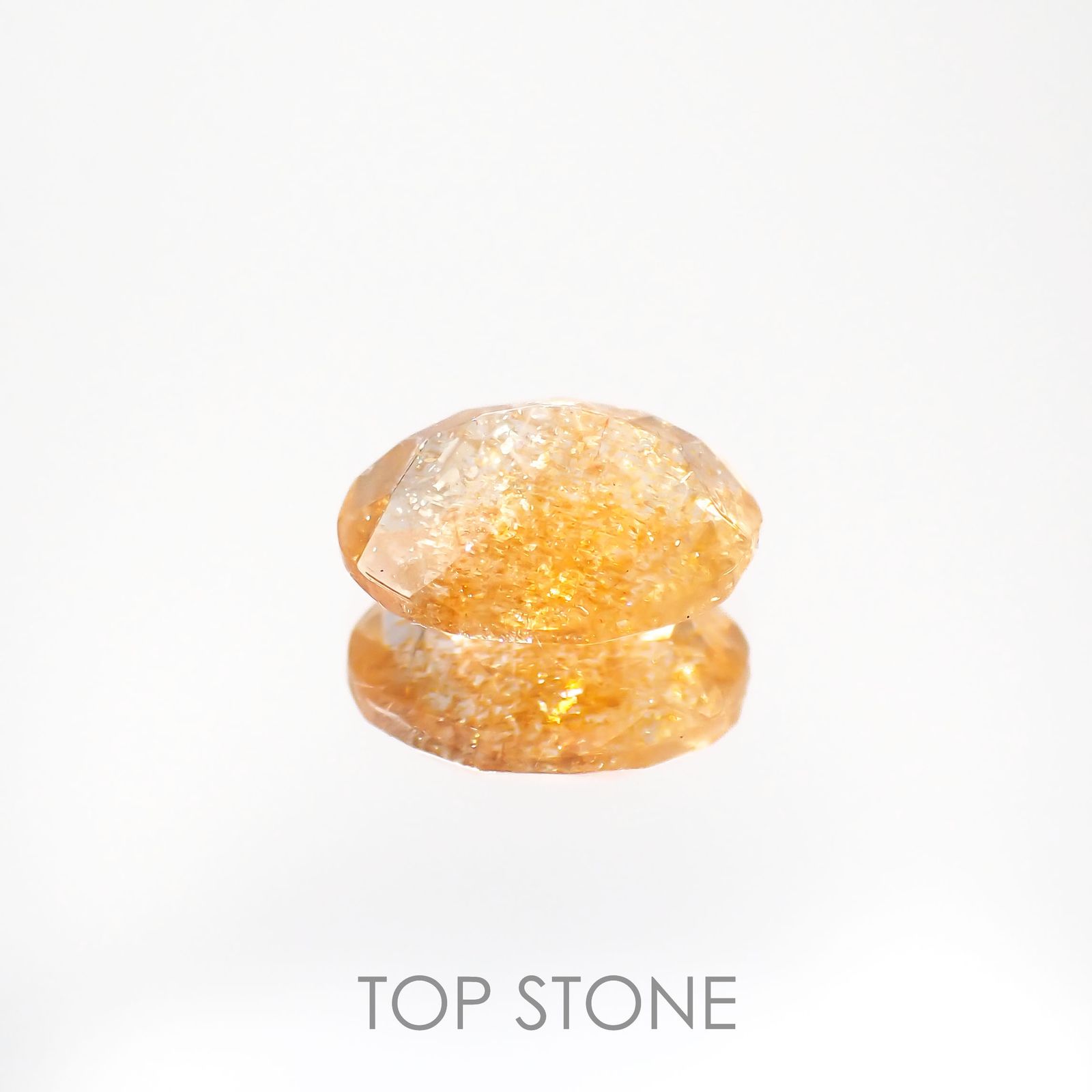 イリュージョンサンストーン インド産 1.61ct[221219253]8.9x7mm前後