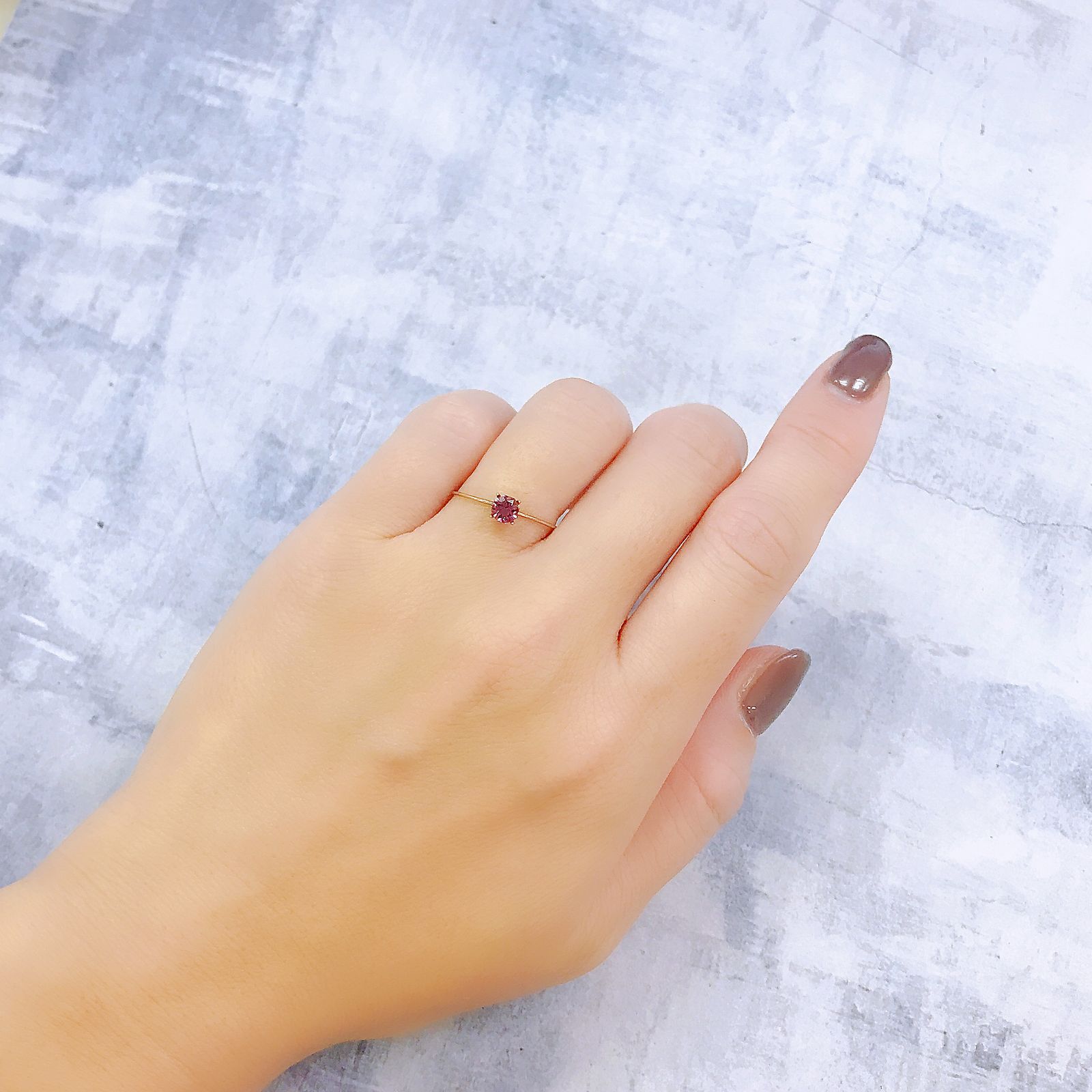 ◇オクタゴンカット◇カラーシフトマラヤガーネットSA(宝石名ガーネット)タンザニア産 0.41ct 識別済[220918046]4.1x4mm前後