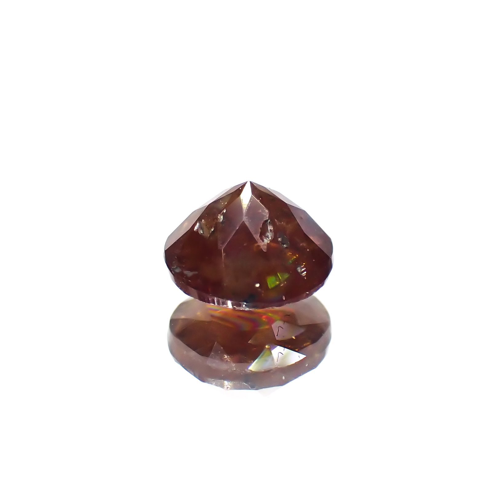 レインボーガーネット 日本・奈良県産 0.79ct[240223307]5.3x5.3mm前後