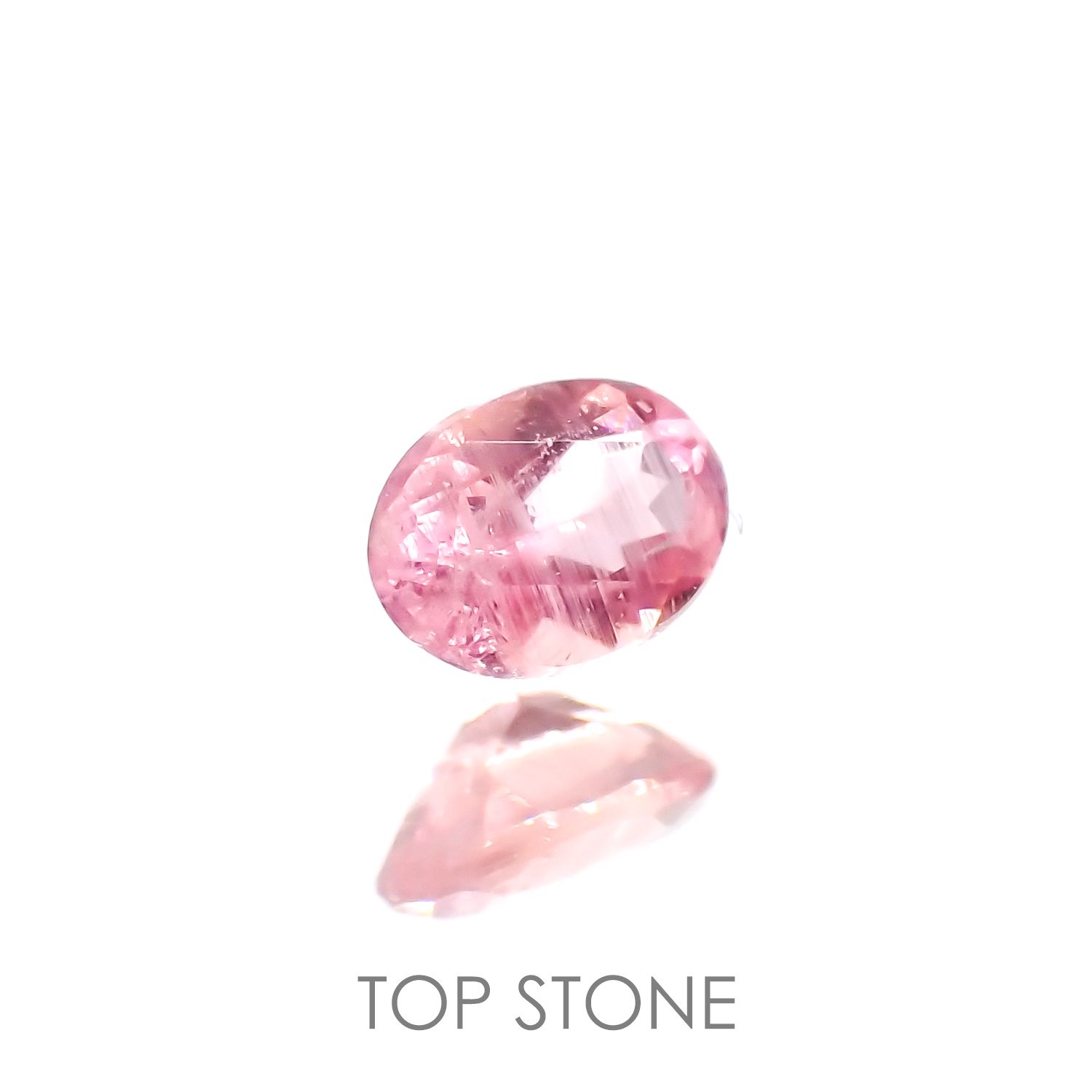ペツォッタイト(ラズベリル)(宝石名ペツォッタイト) マダガスカル産 0.127ct ソ付(彩珠)[210812619]3.6×2.6mm前後