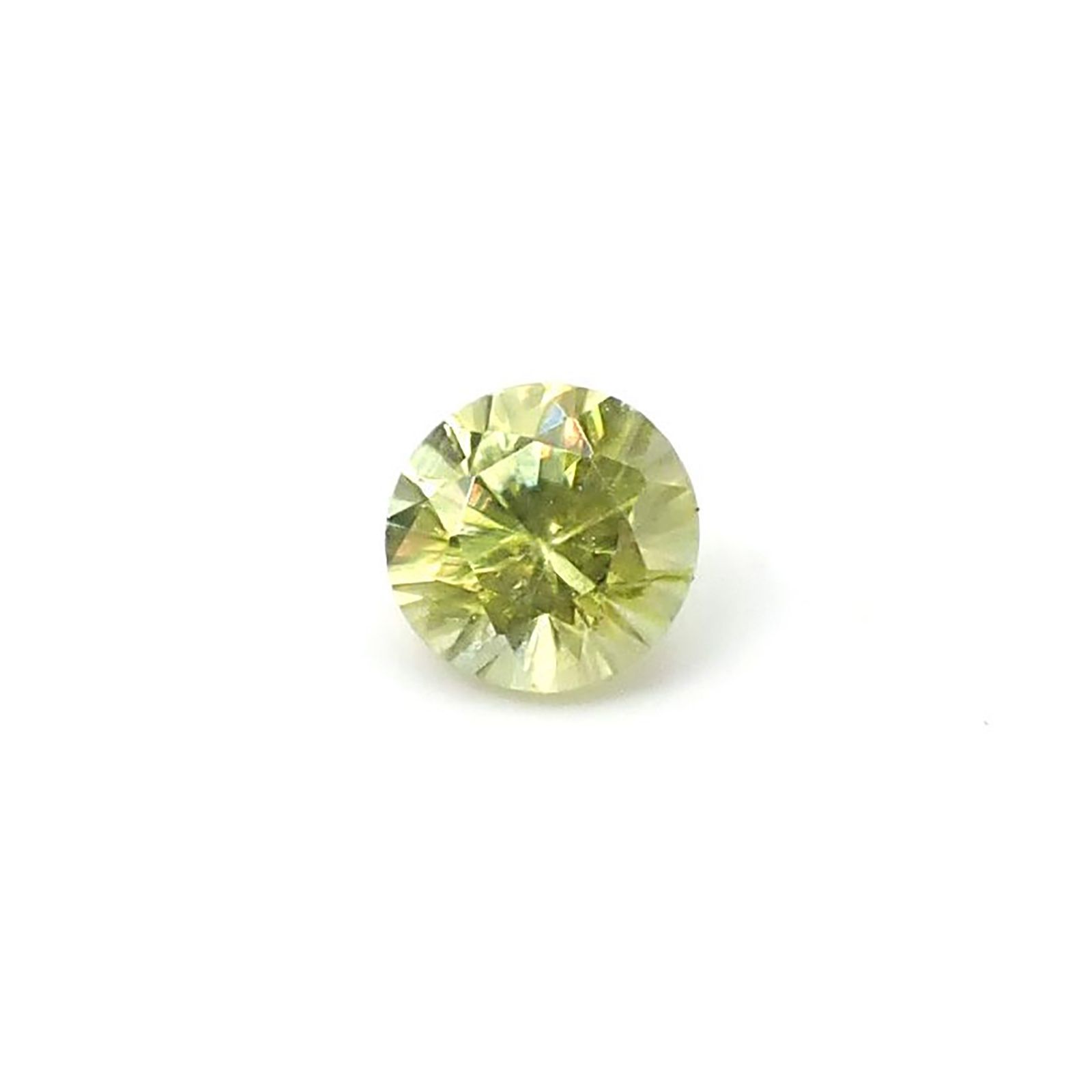 スフェーン(宝石名スフェーン)マダガスカル産 識別済 0.43ct / 4.5x4.5mm前後 [251231363]