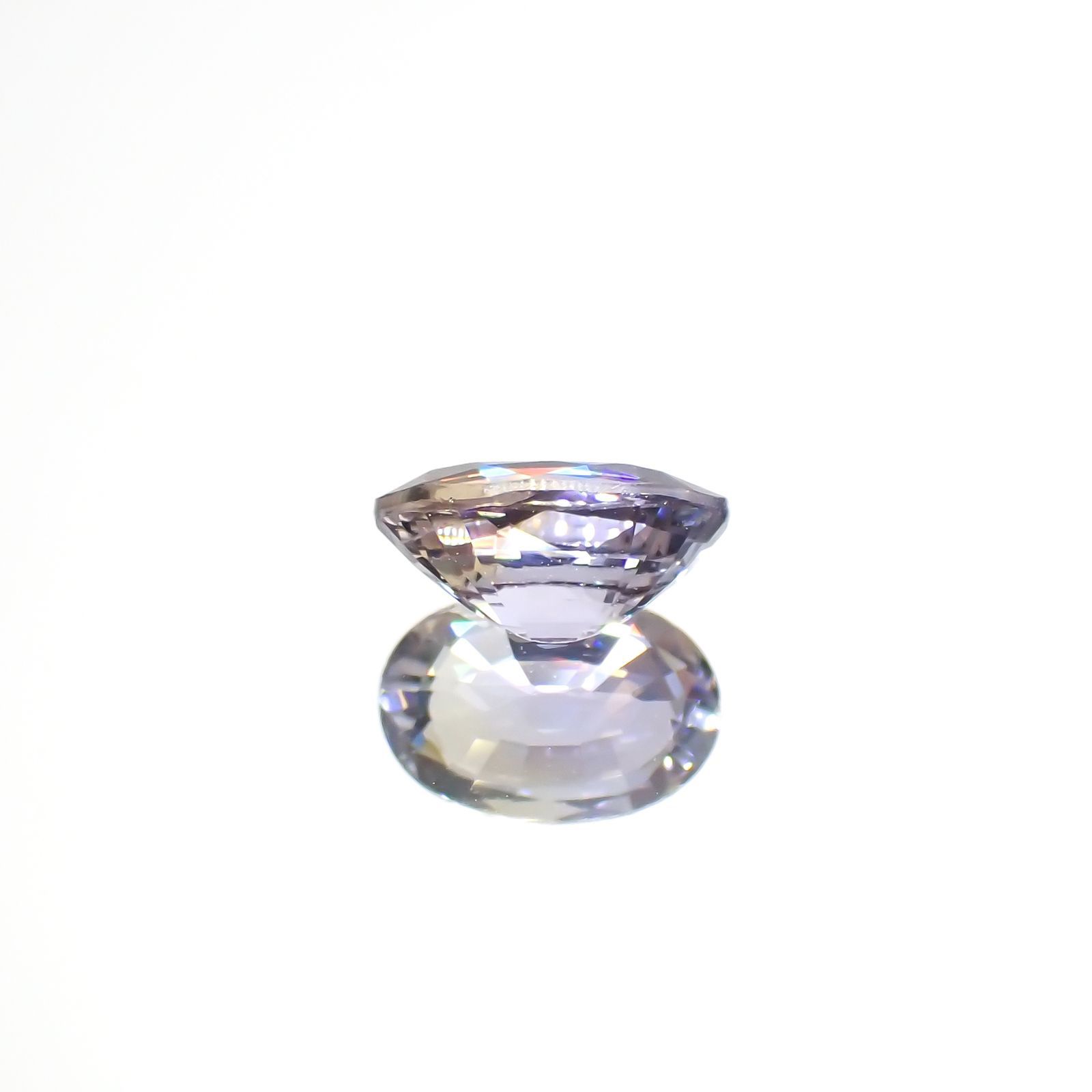 バイカラータンザナイト(宝石名ゾイサイト)タンザニア産 0.79ct 識別済[220717000]7x4.7mm前後
