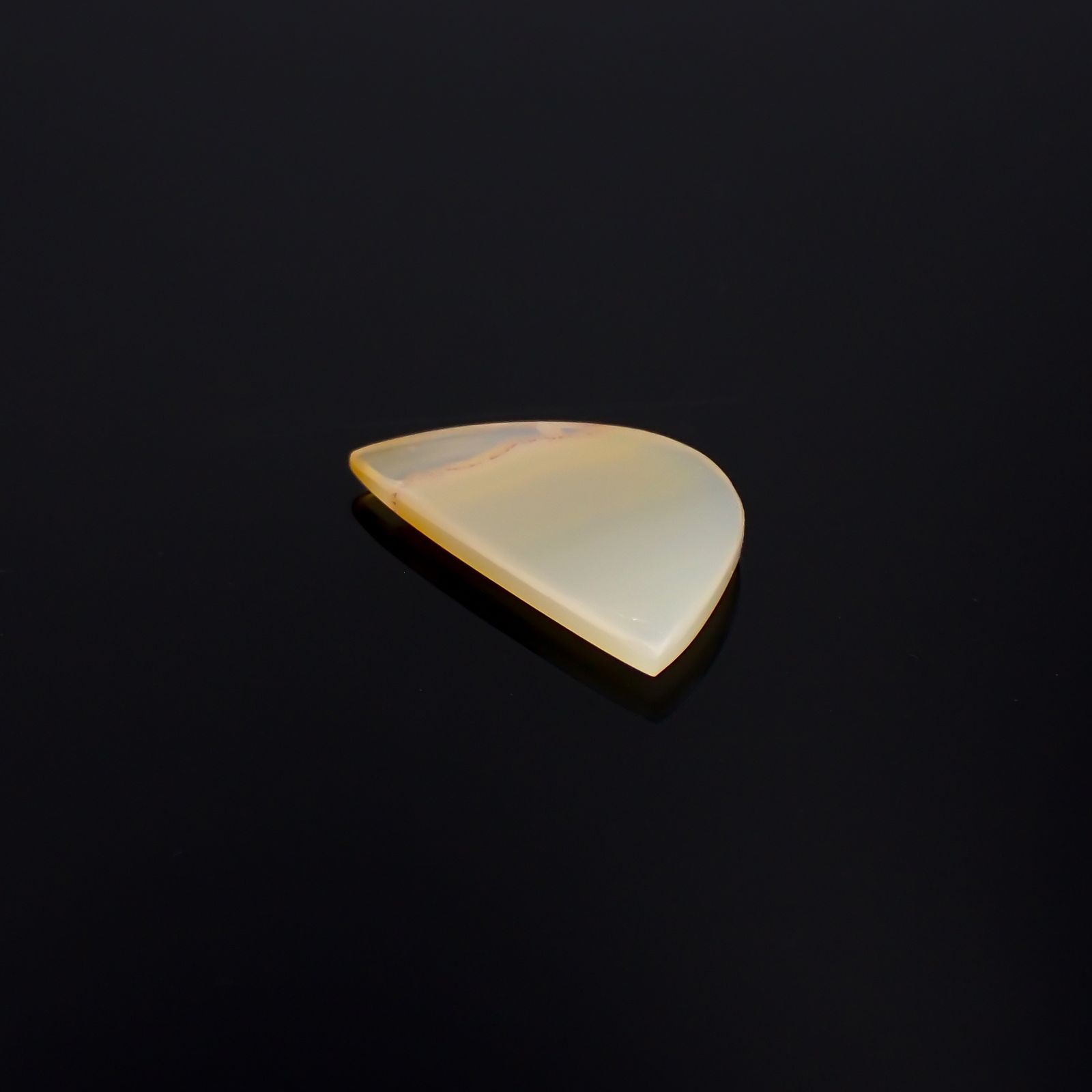 ◇フリーフォーム◇アイリスアゲート スライス インドネシア・スマトラ産 4.38ct[231023662]20.1x12.2mm前後