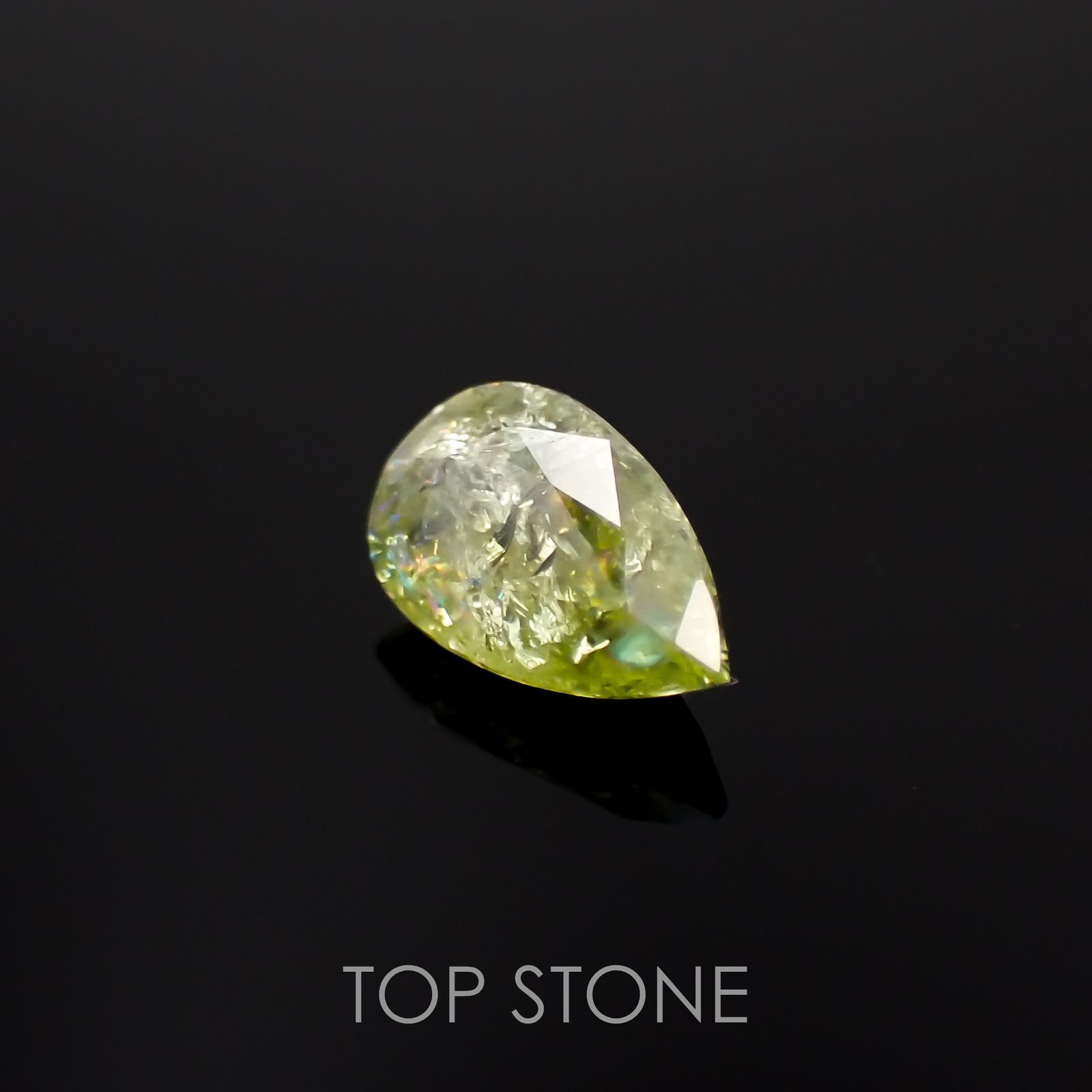 イリデッセンスクロムトルマリン(宝石名トルマリン)ケニア産 0.63ct 識別済[221119092]7.5x4.4mm前後