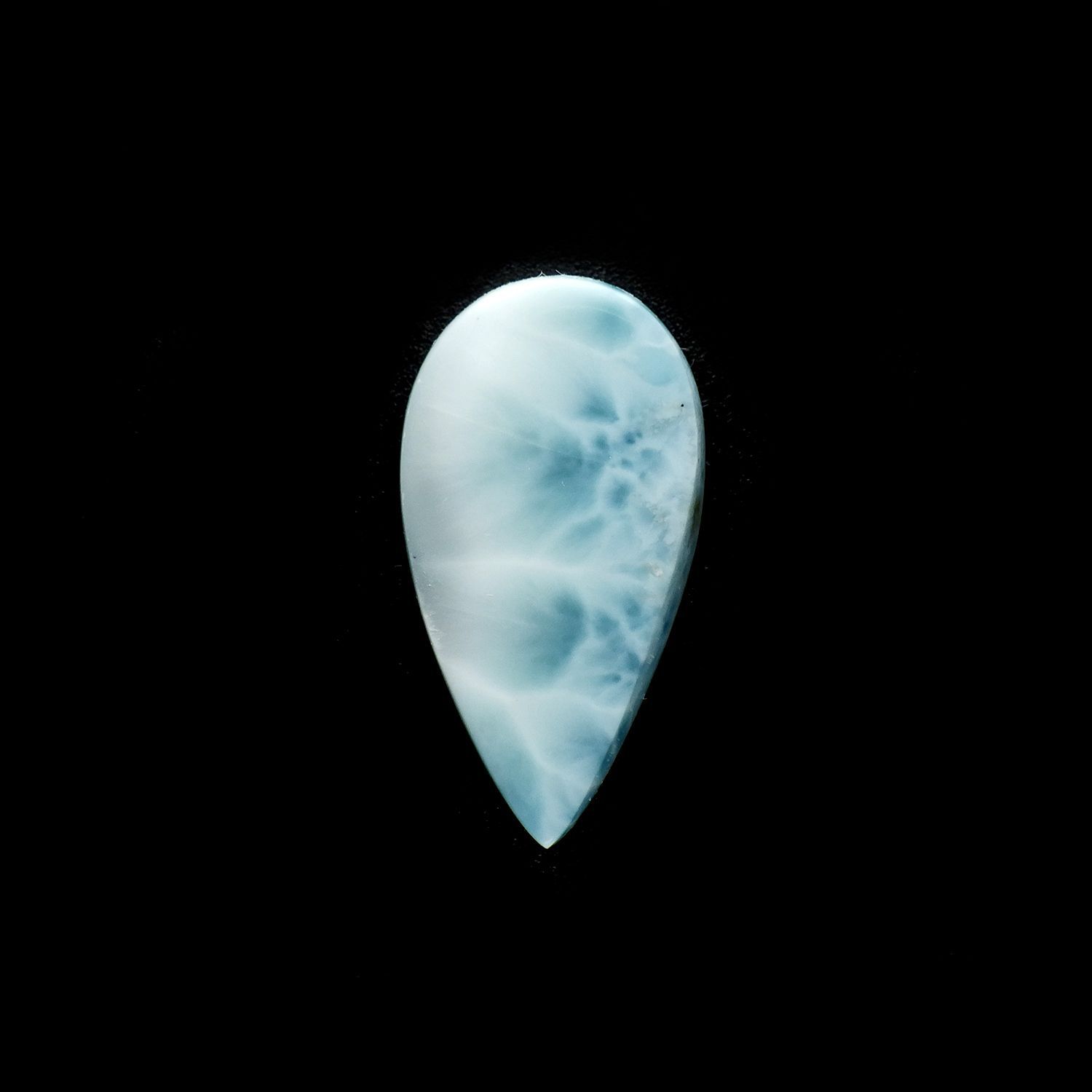 ラリマー(宝石名ブルー・ペクトライト) ドミニカ共和国産 32.52ct 識別済[210712101]30.7×16.3mm前後