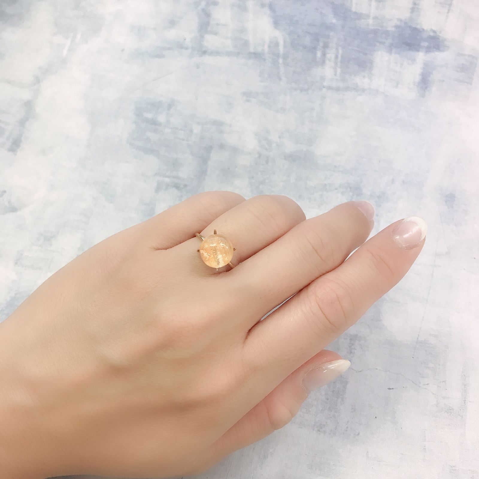 ガーデンクォーツ ブラジル産 4.58ct[220716860]10.1x10.2mm前後