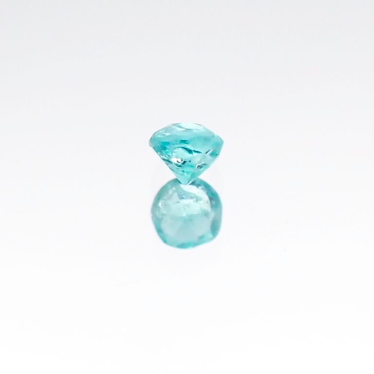 パライバトルマリン(宝石名トルマリン/別名パライバ・トルマリン) ブラジル・パライバ州バターリャ鉱山産 0.051ct 識別済[20106277]2.1×2.1mm前後