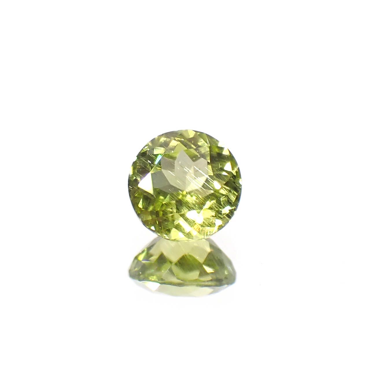 パラサイティックペリドット 採取地：インドネシア・ジェパラ 0.43ct [250730746]4.5x4.5mm前後
