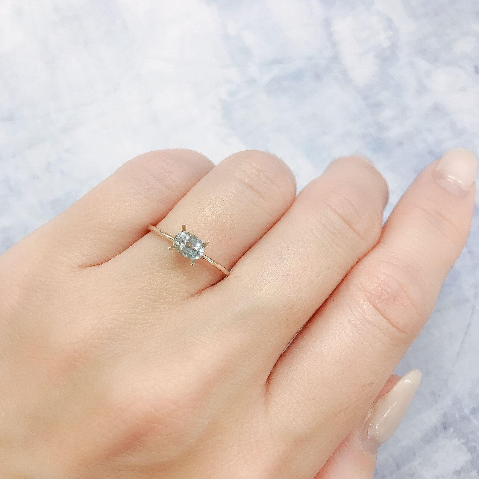 ジェレメジェバイト(宝石名エレメジェバイト)ナミビア産 0.38ct 識別済[220616306]5.5x3.9mm前後