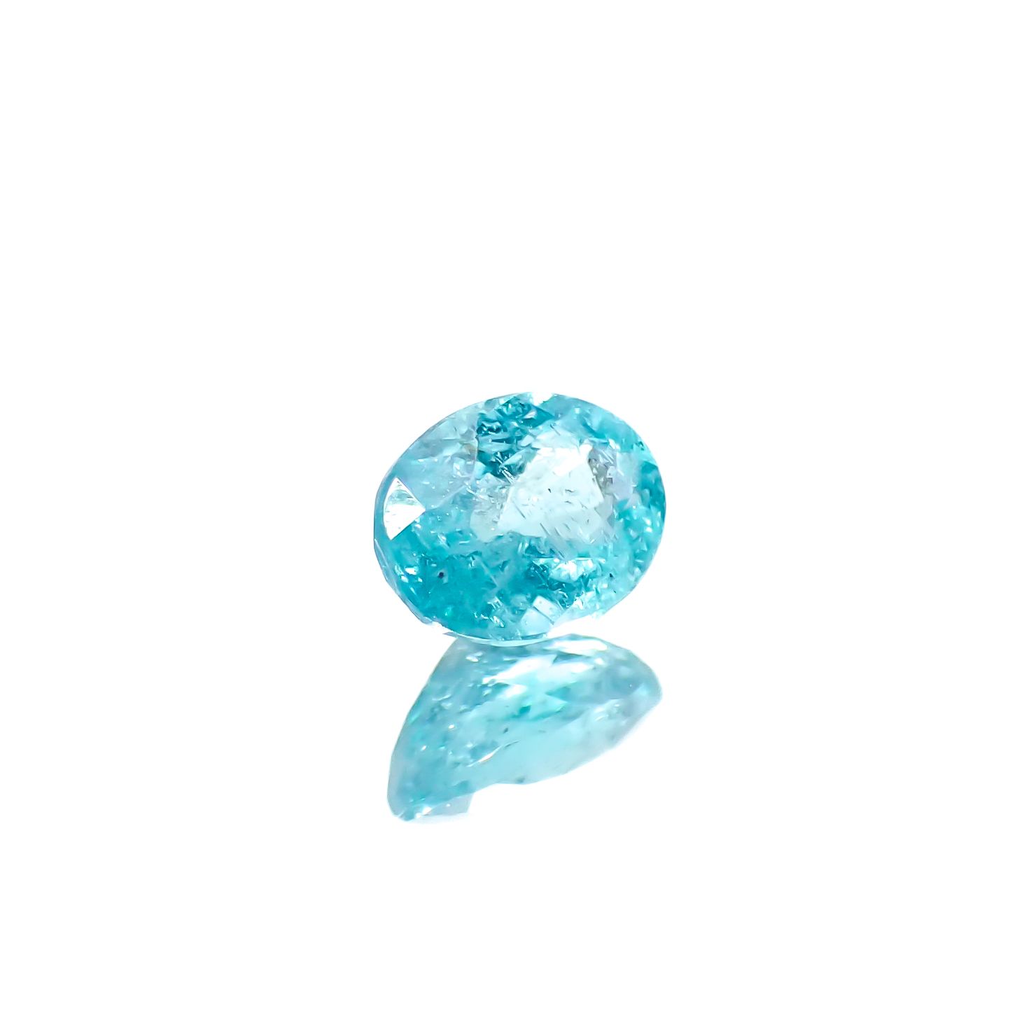 パライバトルマリン ブラジル・パライバ州バターリャ鉱山産 0.22ct[240928756]4.2x3.2mm前後