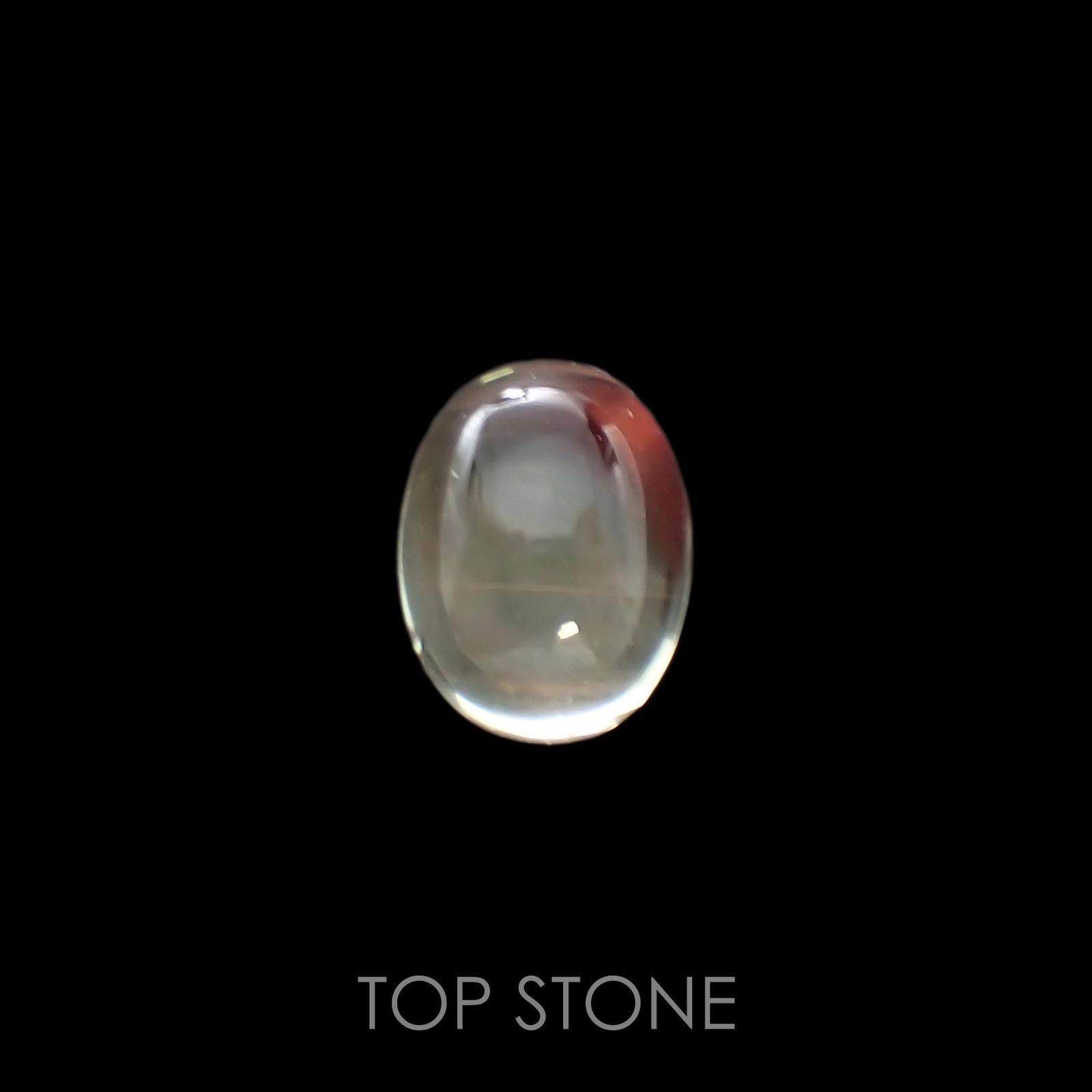 バイカラーアンデシン(宝石名アンデシン)チベット産 1.45ct 識別済[220114689]8x6.1mm前後
