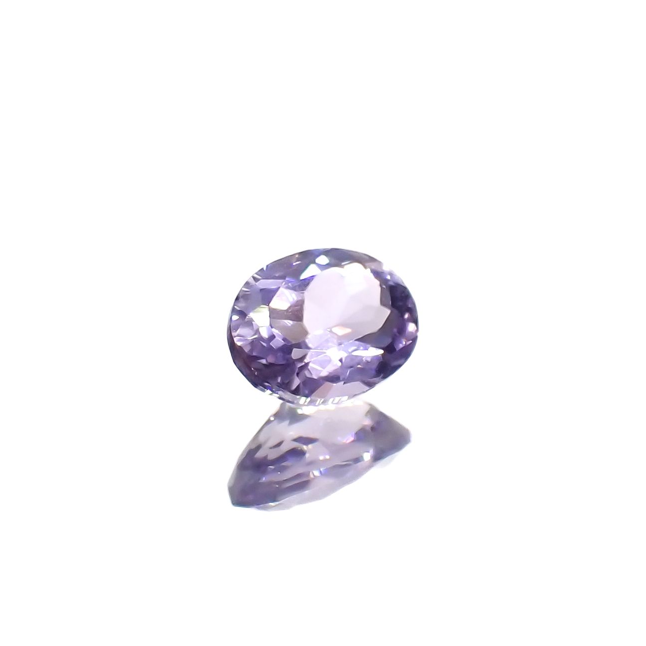 マリアライト(宝石名パープル・スキャポライト)スリランカ産 0.21ct 識別済[240326981]4.4x3.4mm前後