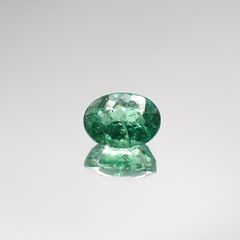 パライバトルマリン(宝石名トルマリン/別名パライバ・トルマリン) ブラジル産 0.633ct ソ付(宝貴協)[210711756]5.8×4.2mm前後