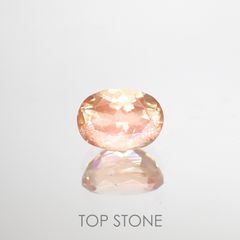 オレゴンサンストーン(宝石名ラブラドライト)アメリカ・オレゴン州産 1.54ct 識別済[220114657]8.3x5.9mm前後