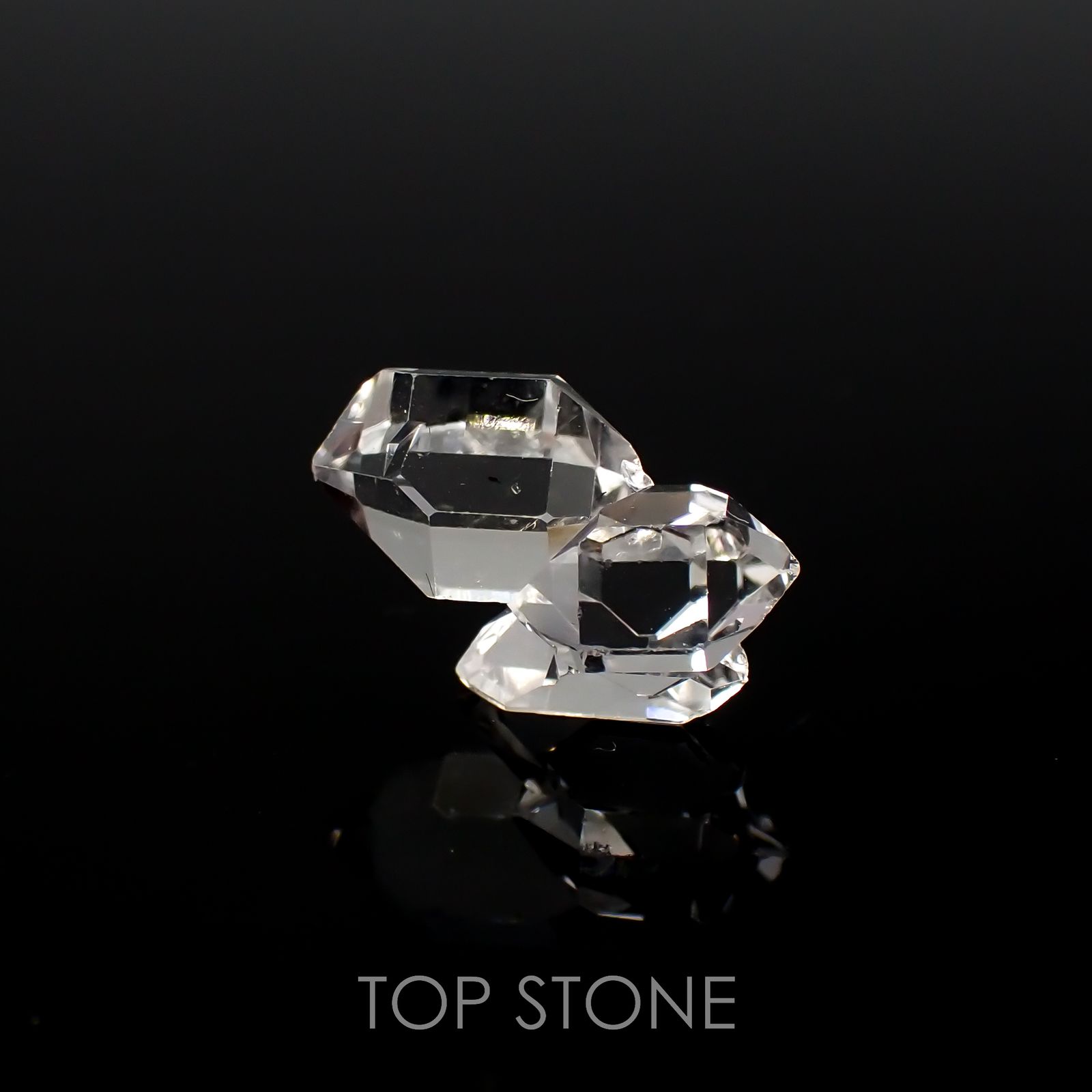 ハーキマーダイヤモンド 原石 アメリカ・ニューヨーク州産 2.85ct[220817380]12.9x8.6mm前後