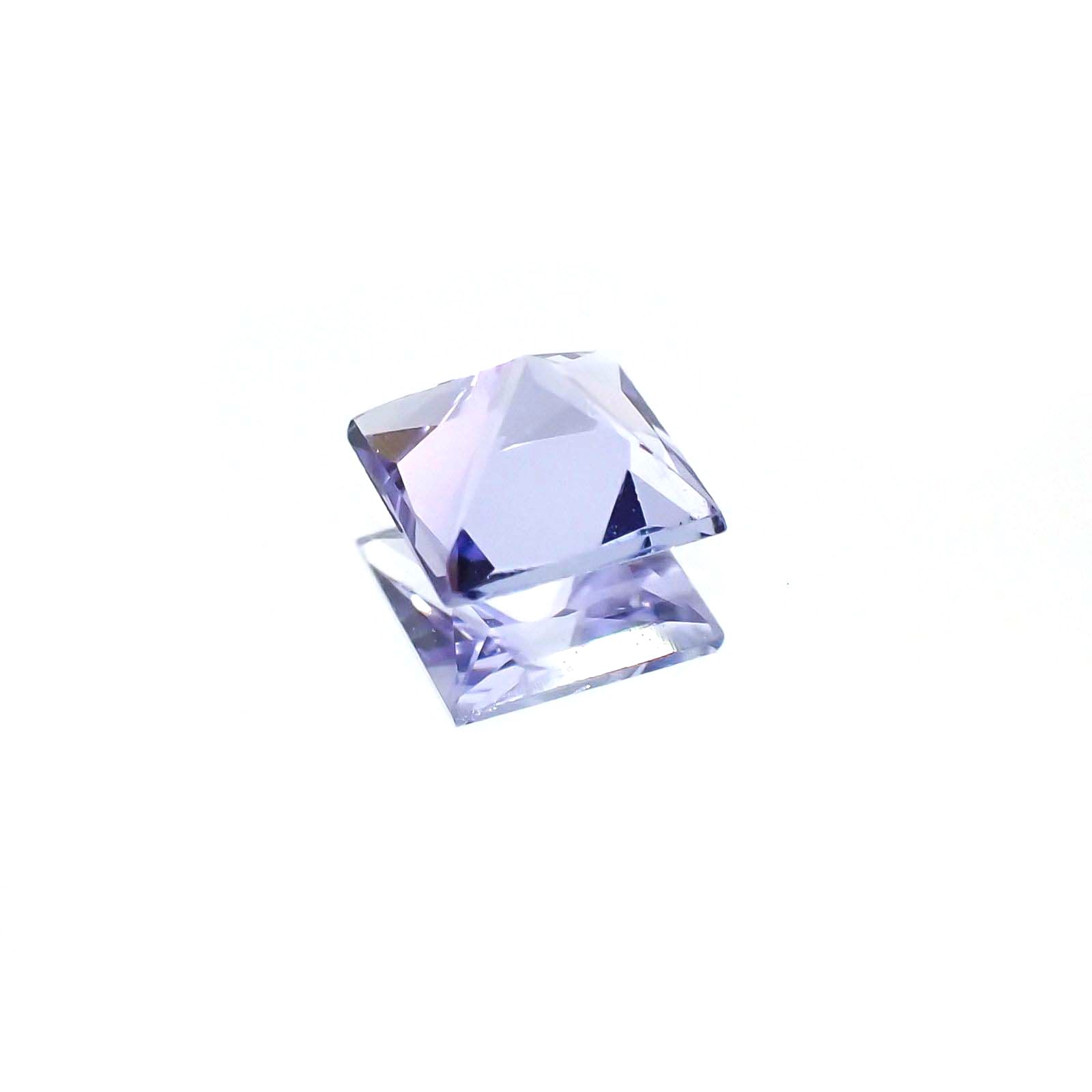 ◇プリンセスカット◇タンザナイト(宝石名タンザナイト)タンザニア産 0.46ct 識別済[230723011]4.5x4.5mm前後