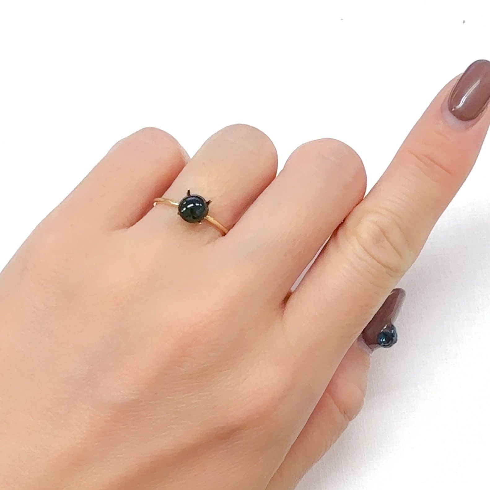 クロムトルマリン タンザニア産 0.96ct[240527784]6.4x6mm前後
