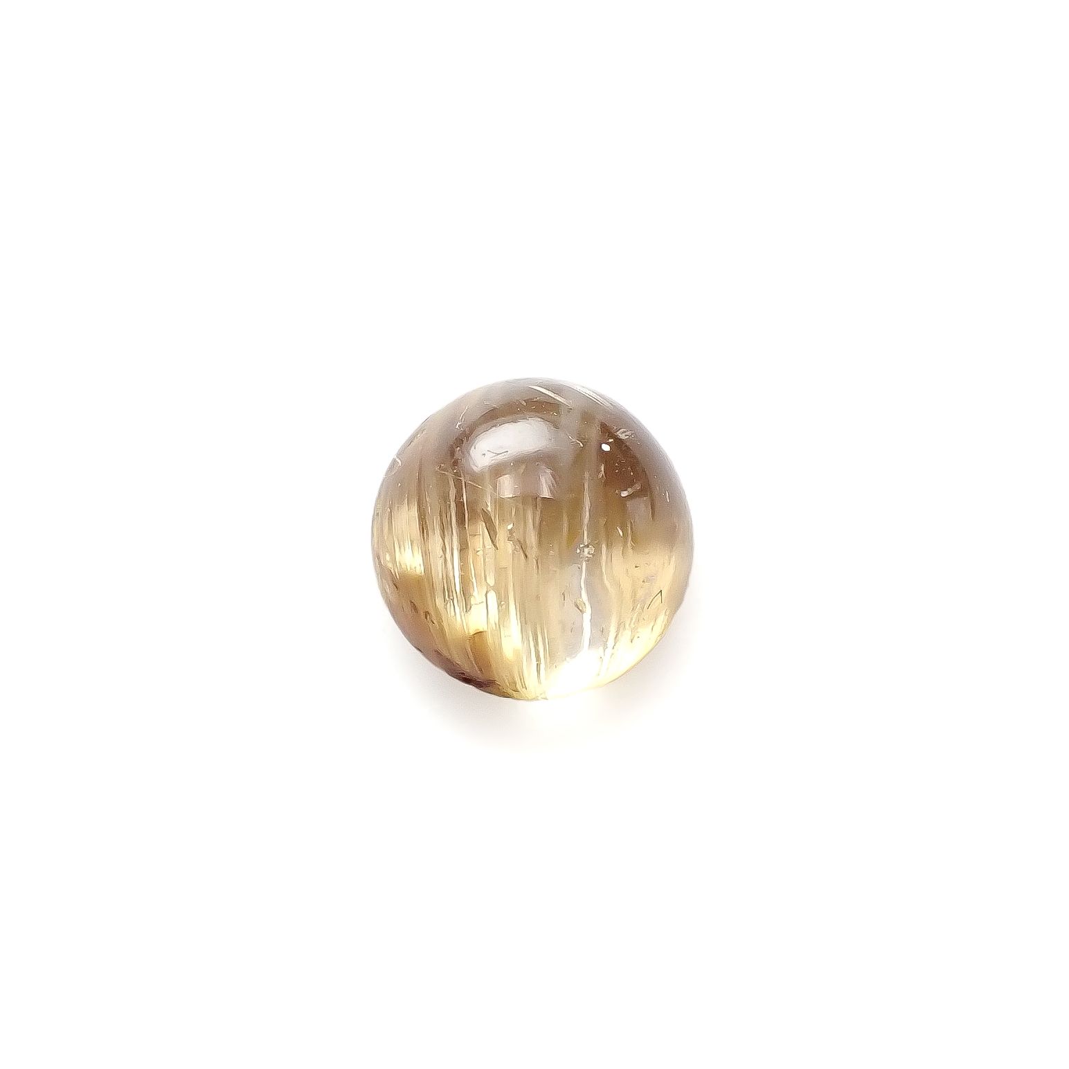 ルチルクオーツ キャッツアイ ブラジル産 1.84ct[240427333]7.1x7.1mm前後