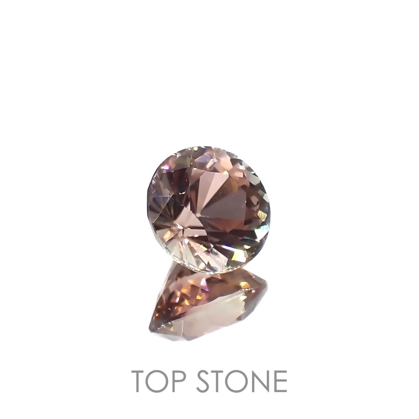 バイカラートルマリン(宝石名トルマリン)ルワンダ産 1.69ct 識別済[221119008]7.5x7.4mm前後