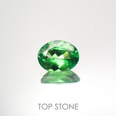 ツァボライト(宝石名ガーネット)タンザニア産 0.30ct 識別済[221018724]4.9x3.8mm前後