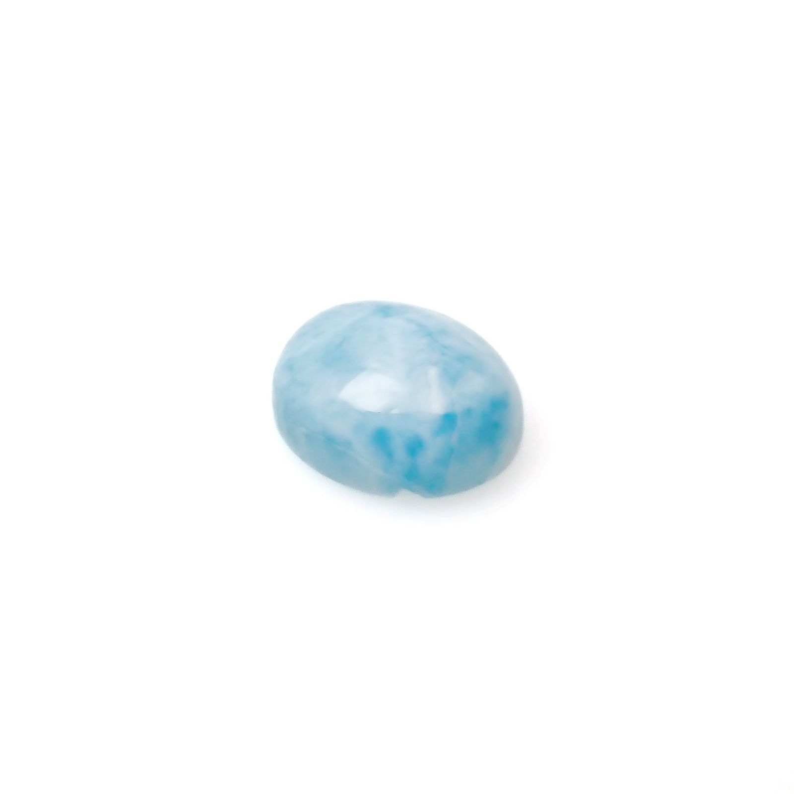 ラリマー(宝石名ブルー・ペクトライト)ドミニカ共和国産 3.74ct 識別済[231225262]10.7x8.9mm前後