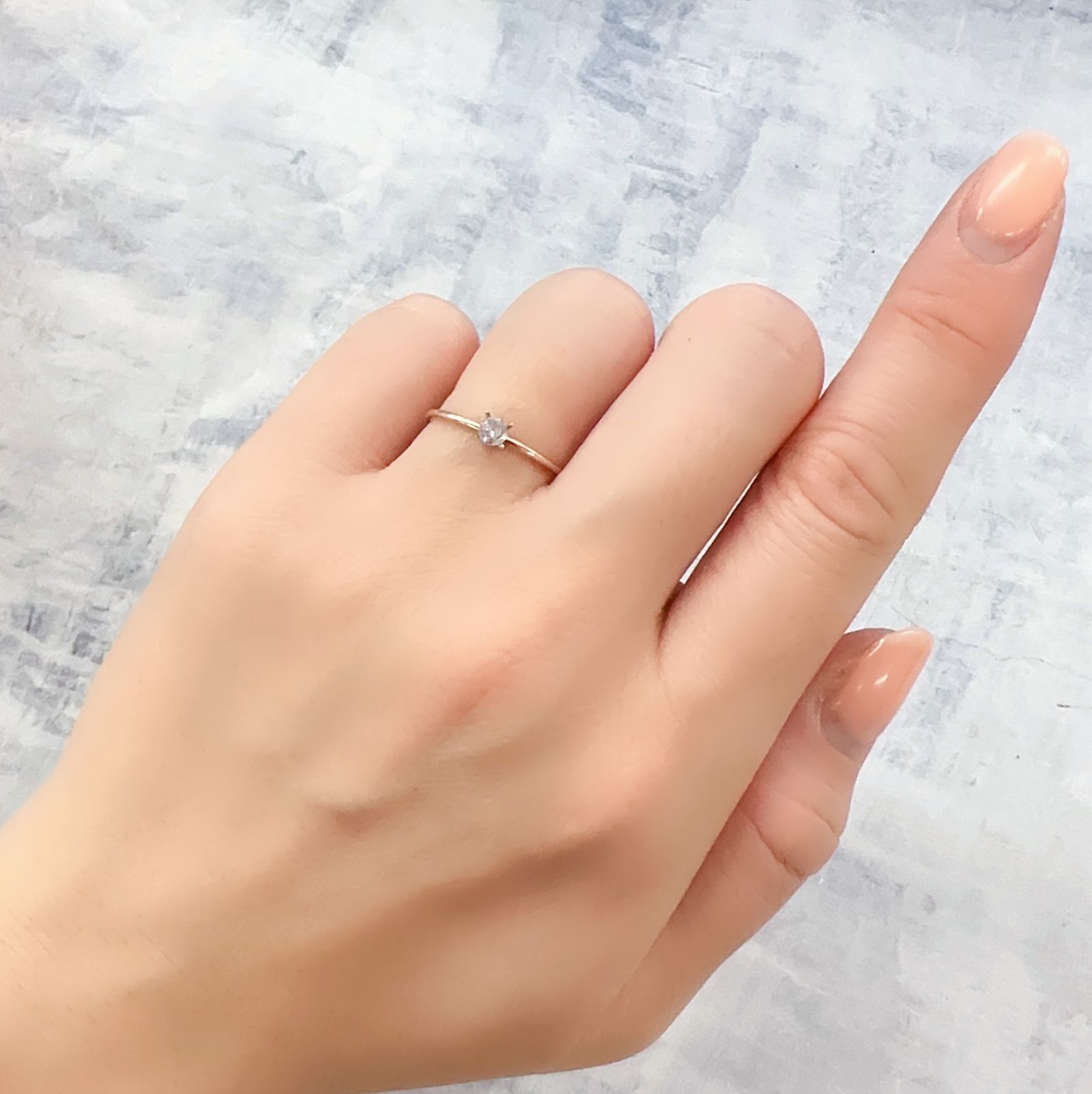 ピンクダイヤモンド(宝石名ダイアモンド I-1/VERY LIGHT PURPLISH PINK) 0.149ct ソ付(CGL)[230120132]3.19x3.26mm前後