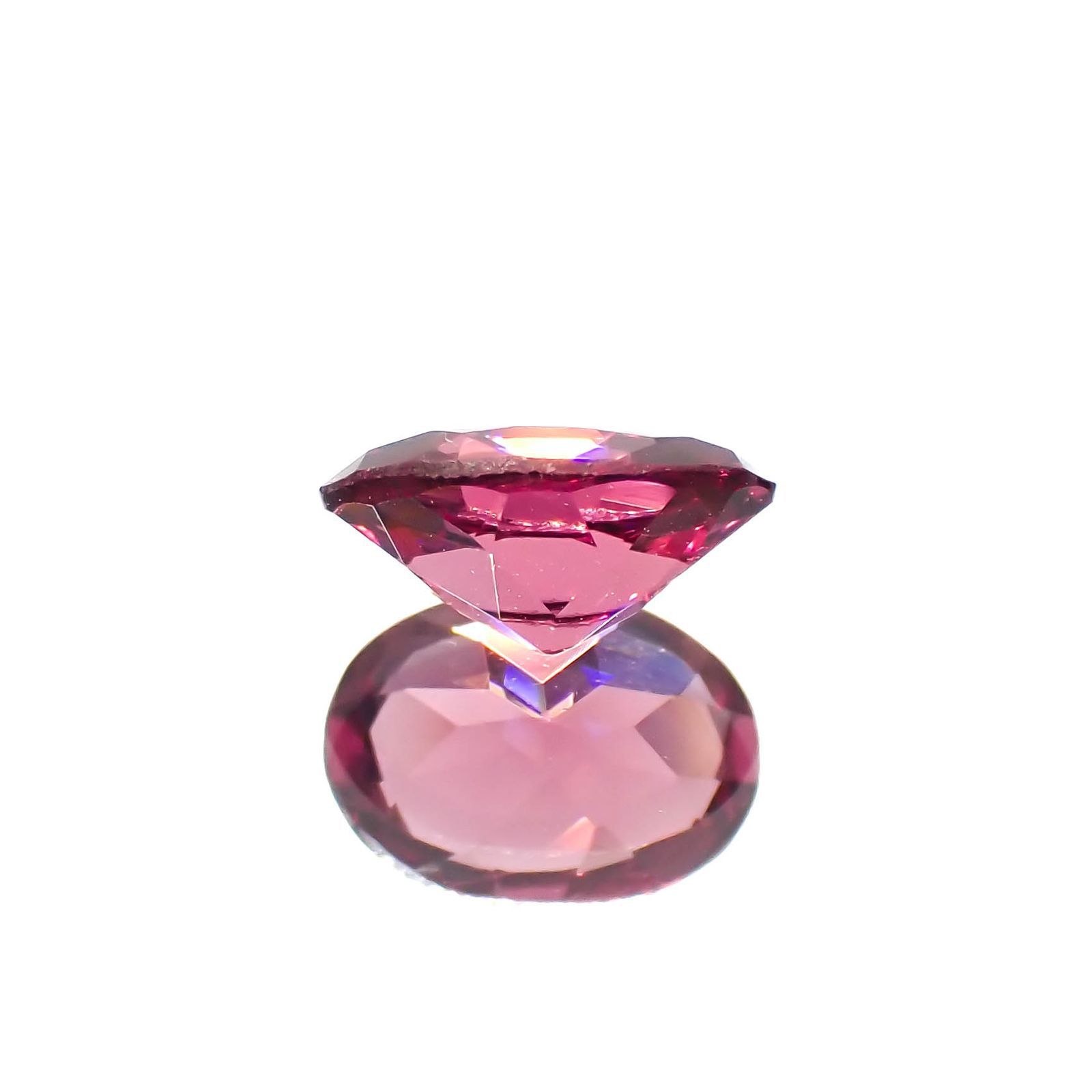 ロードライトガーネット(宝石名ロードライト・ガーネット)ブラジル産 0.89ct 識別済[221219566]7x5.1mm前後
