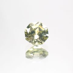◇オクタゴンカット◇イエロージルコン(宝石名ジルコン)スリランカ/カンボジア産 0.89ct 識別済[220113984]5.2x5mm前後