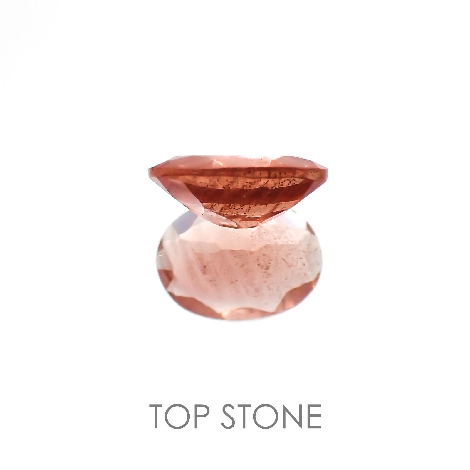 オレゴンサンストーン アメリカ産 ルース 0.9ct[20128385]8×6mm前後