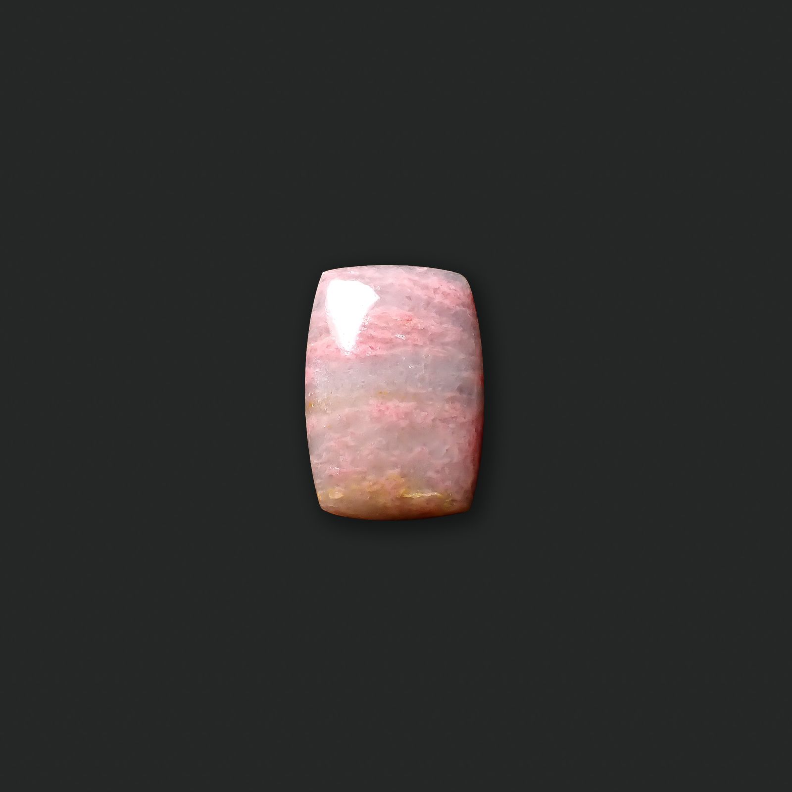 ピンクパッションクォーツ イタリア産 11.42ct [250730631]21.7x15.1mm前後