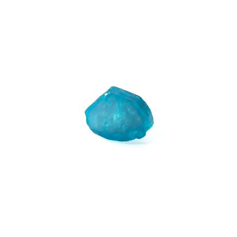 パライバトルマリン 原石スライス ブラジル・パライバ州バターリャ鉱山産 2.54ct / 8.7x10.8mm前後 [251016505]