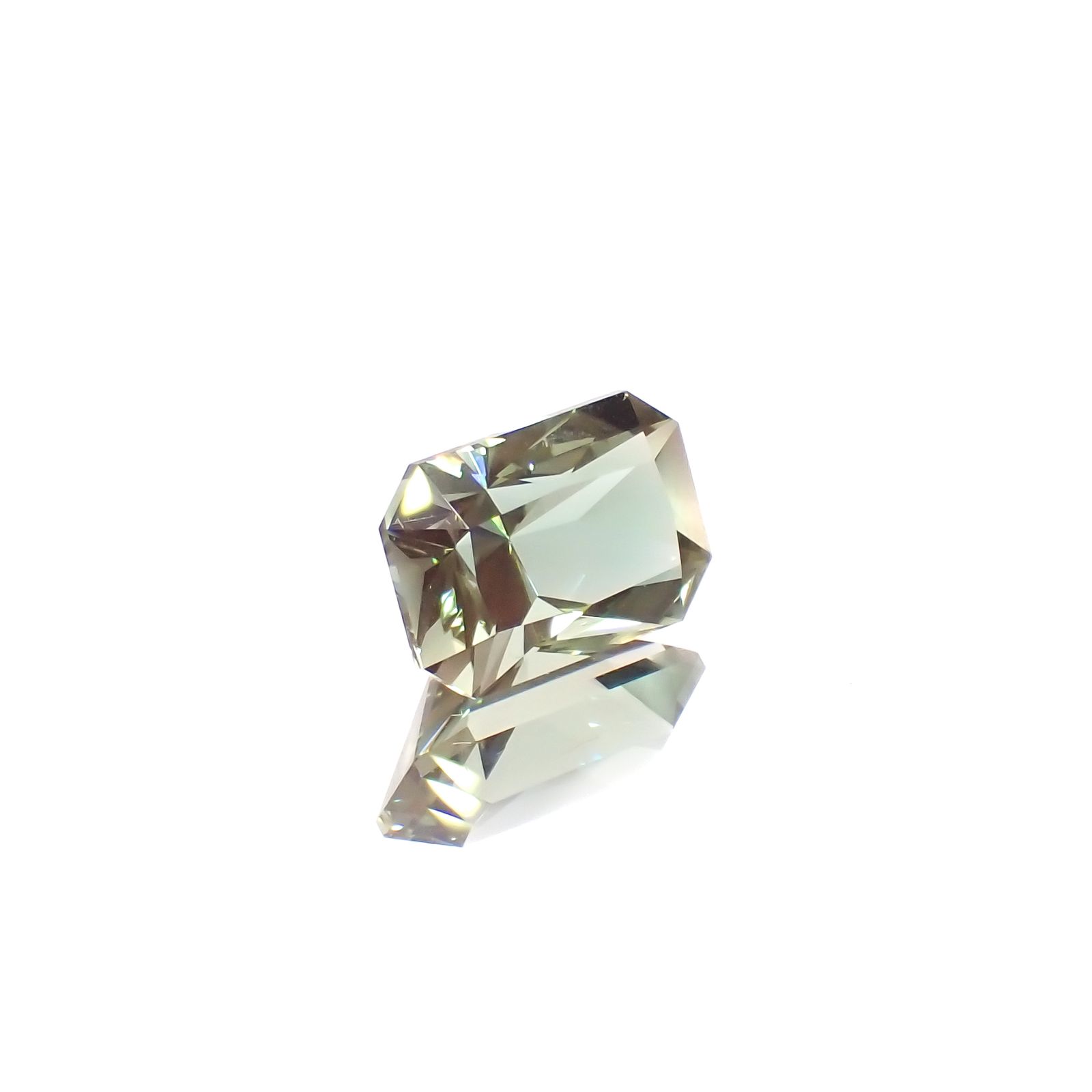 ◇バリオンカット◇バイカラーオレゴンサンストーン アメリカ・オレゴン州産 3.02ct[231224663]10.3x7.2mm前後