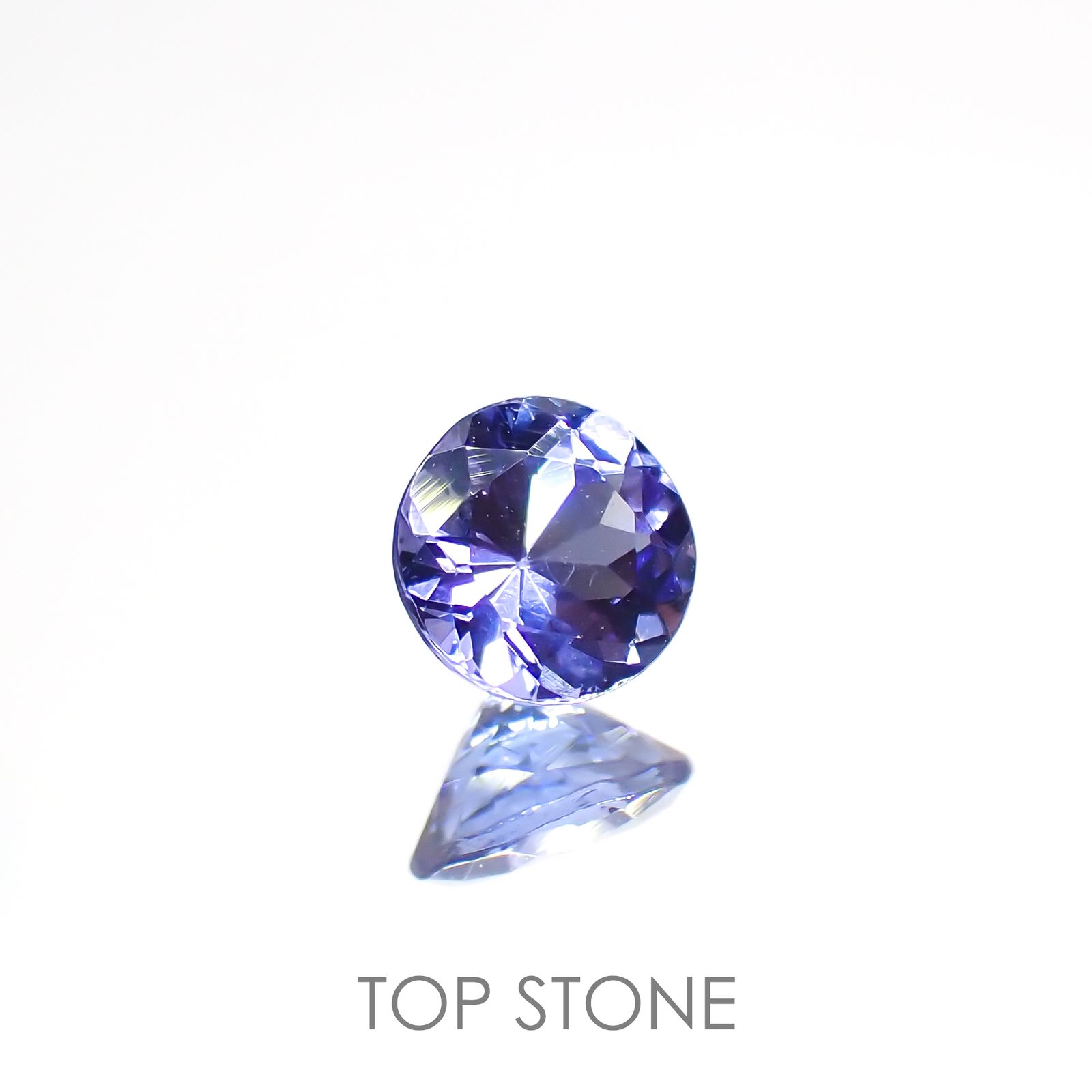 タンザナイト(宝石名タンザナイト)タンザニア産 0.46ct 識別済[220516045]5x4.9mm前後