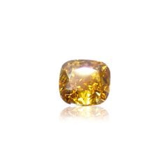 イエローダイヤモンド SI-2 / FANCY DEEP ORANGE YELLOW(宝石名ダイアモンド) 0.150ct ソ付(CGL)[220115145]3.18x2.92mm前後
