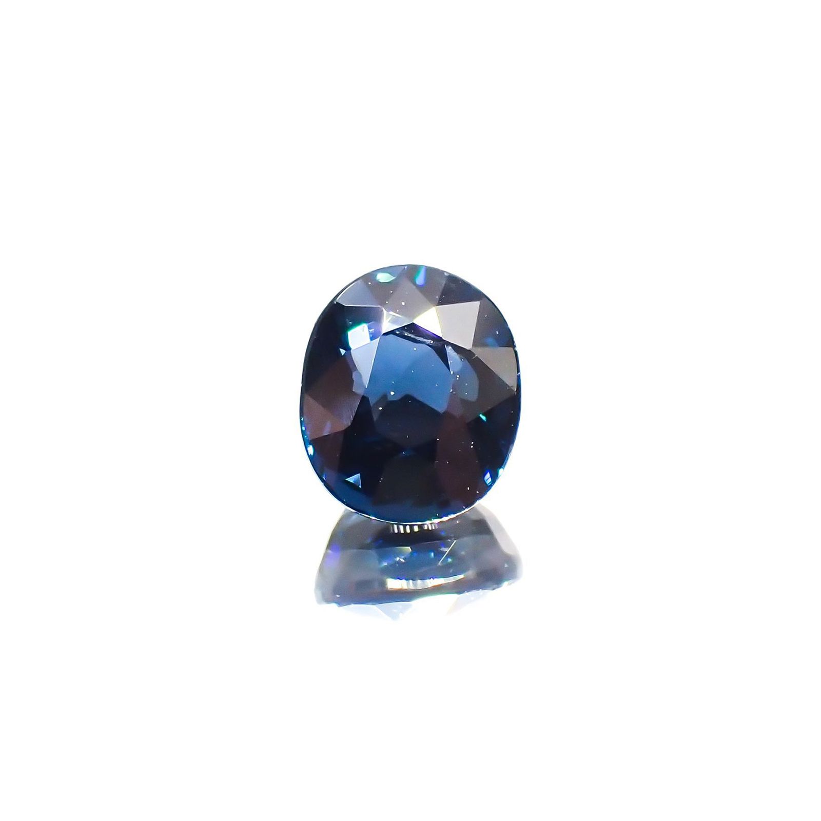 コバルトブルースピネル(宝石名ブルー・スピネル)スリランカ産 ソ付(日独) 1.051ct / 6.37x5.33mm前後 [220113825]