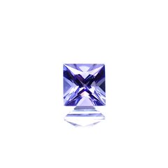 ◇プリンセスカット◇タンザナイト(宝石名タンザナイト)タンザニア産 0.72ct 識別済[250330000]5.1x5mm前後