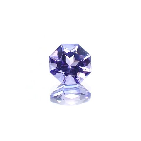 ◇オクタゴンカット◇タンザナイトSA(宝石名タンザナイト) タンザニア産 0.31ct 識別済[210611001]4.1×4mm前後