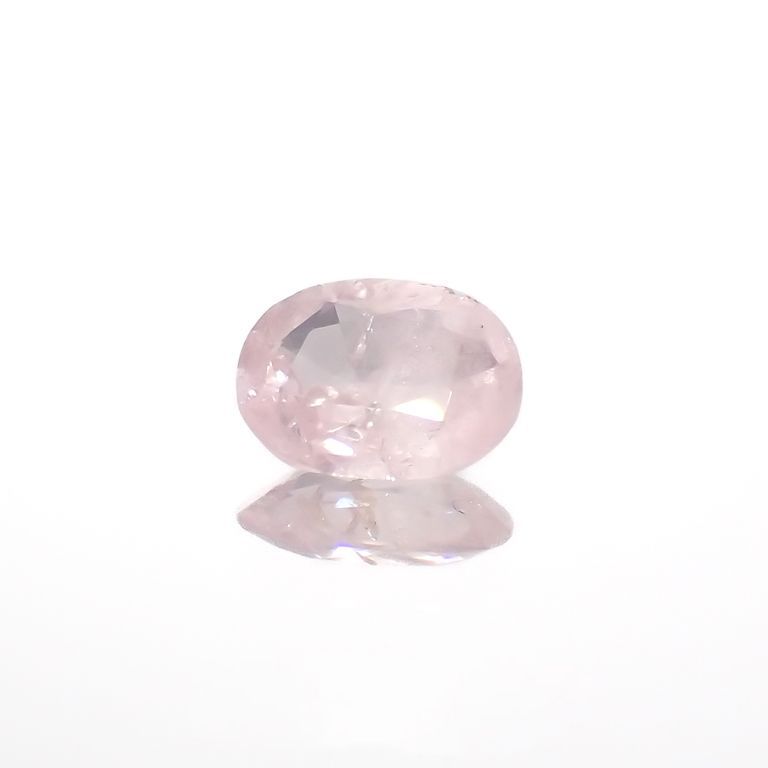 ピンクグロッシュラーガーネット  ミャンマー産 1.09ct[230220345]7.5x6mm前後