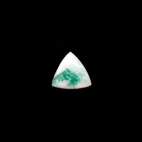 マトリックスエメラルド(エメラルドインクォーツ/フェルドスパー) ブラジル産 4.49ct[240326500]13.1x12.5mm前後