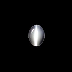 ムーンストーンキャッツアイ インド産 0.84ct[240527746]7x5.2mm前後