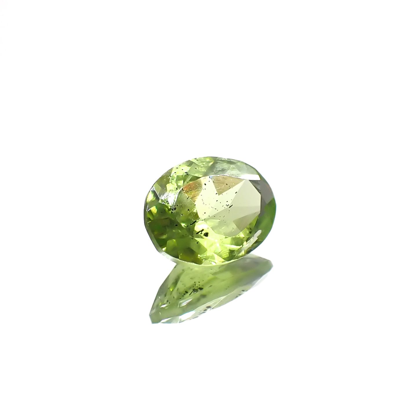 ブラックリリーパッドペリドット アメリカ・アリゾナ州産 1.23ct [231224611]8x6.1mm前後