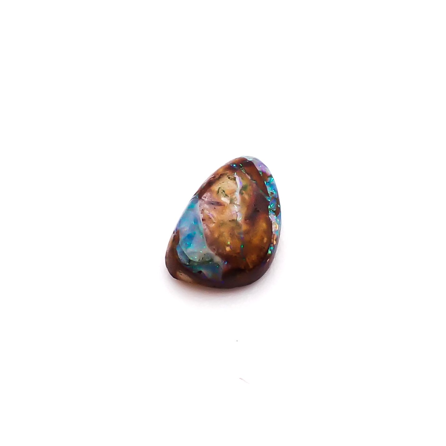 ボルダーオパール オーストラリア産 0.58ct / 7.3x4.9mm前後 [260933076]