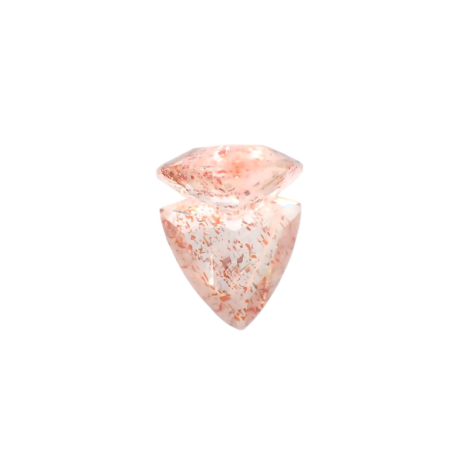 イリュージョンサンストーン(宝石名オリゴクレース)タンザニア産 2.29ct 識別済[250113870]10.1x10.2mm前後