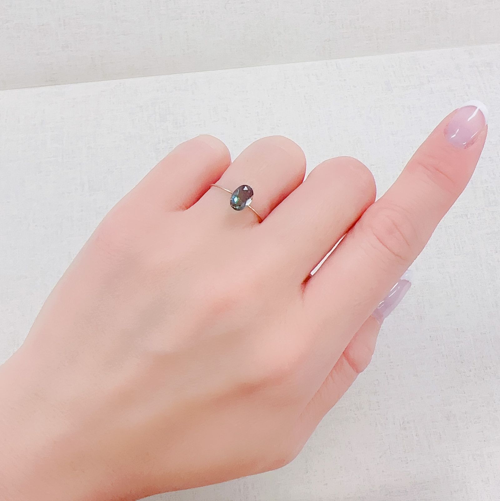 カラーチェンジアンデシン モンゴル産 0.71ct[230421477]6.9x5mm前後