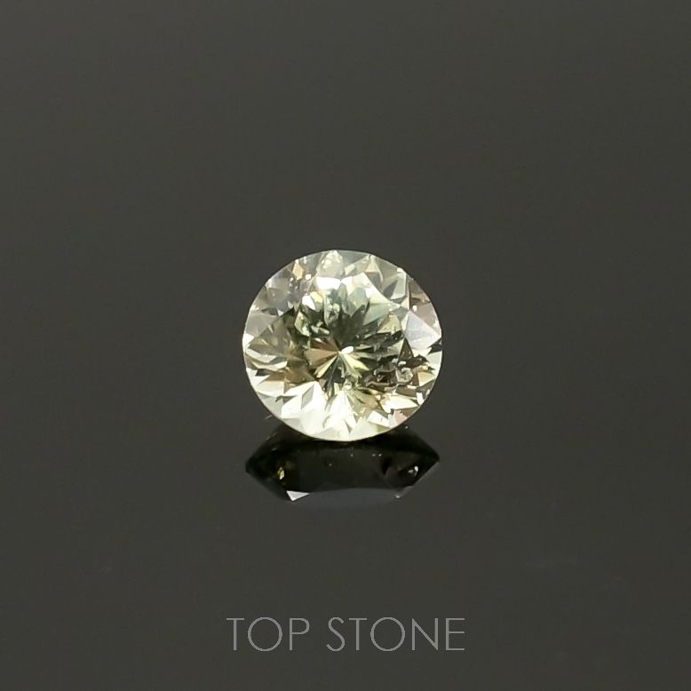 アイスライムブルーサファイア(宝石名サファイア)マダガスカル/オーストラリア産 0.27ct 識別済[220817366]3.8x3.7mm前後