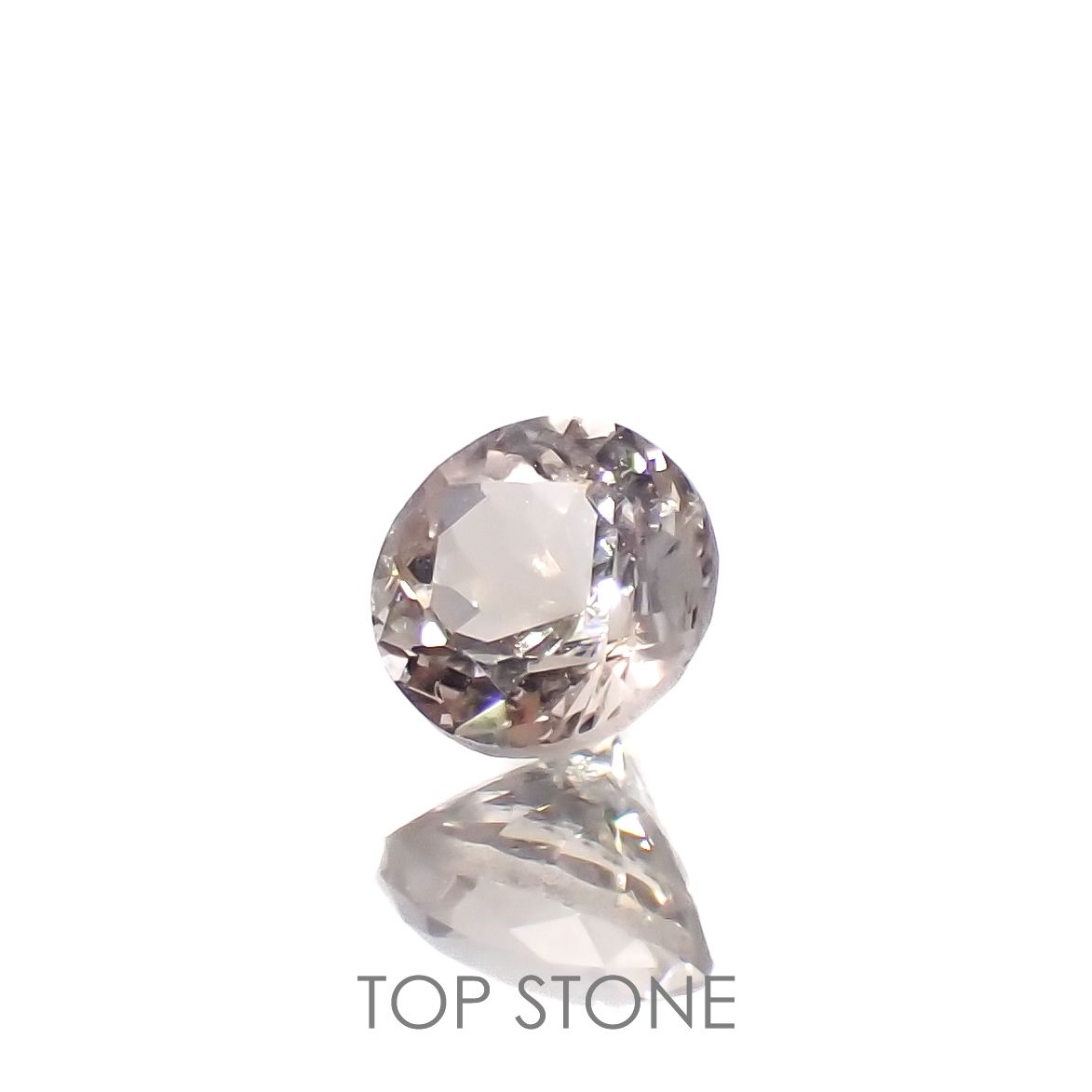 サニディン(宝石名サニディン)ドイツ産 0.16ct 識別済[221018940]3.5x3.4mm前後