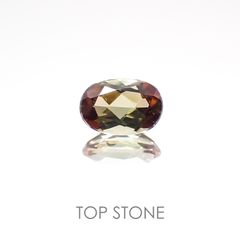 バイカラーアンダリュサイト スリランカ産 ルース 0.45ct[20117471]5.9×3.9mm前後