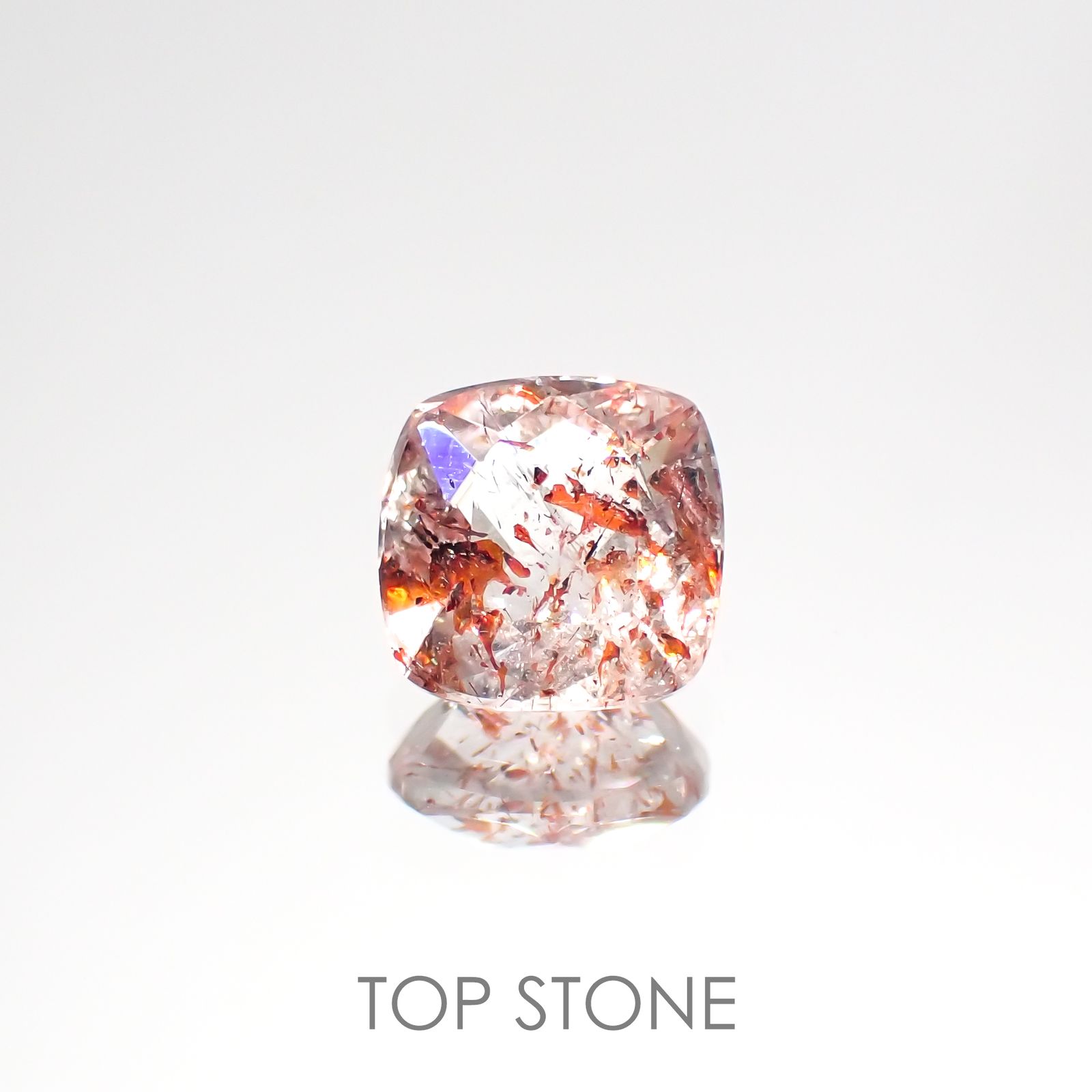 ファイヤークォーツ ナイジェリア産 1.37ct[220114756]7.1x7mm前後