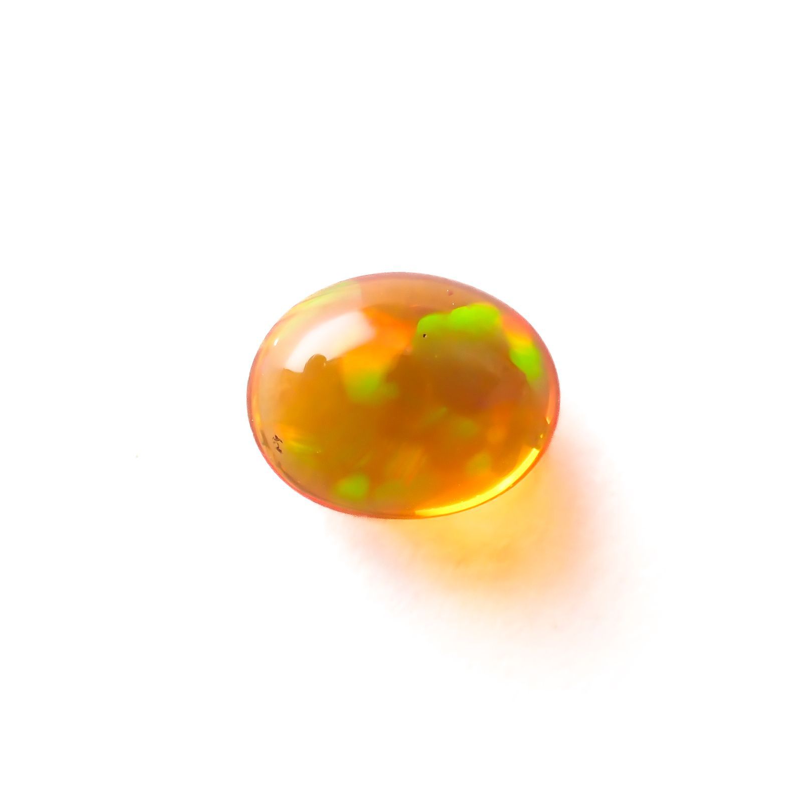 ファイヤーオパール メキシコ産 0.36ct[220917621]5.7x4.4mm前後